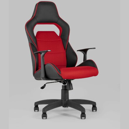 Игровое кресло Stool Group компьютерное TopChairs Meteor красное геймерское 