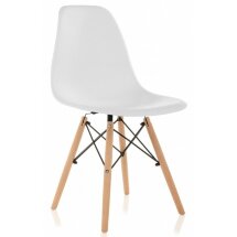 Пластиковый стул Eames PC-015 белый