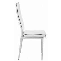 Стул на металлокаркасе на металлокаркасе DC2-001 white / black