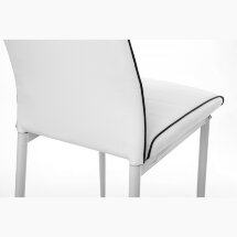 Стул на металлокаркасе на металлокаркасе DC2-001 white / black