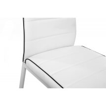 Стул на металлокаркасе на металлокаркасе DC2-001 white / black