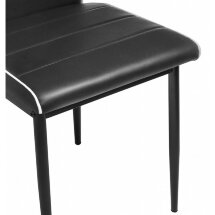 Стул на металлокаркасе DC2-001 black / white