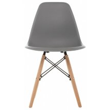 Пластиковый стул Eames PC-015 серый