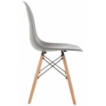 Пластиковый стул Eames PC-015 серый
