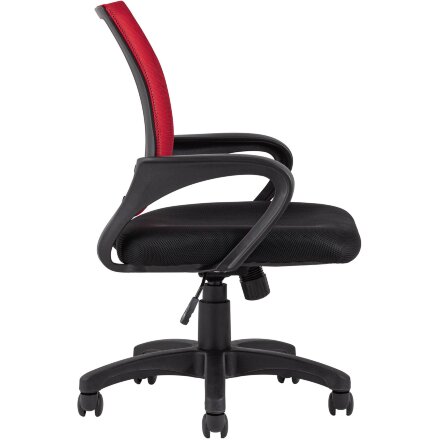 Кресло офисное TopChairs Simple красное 