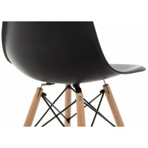 Пластиковый стул Eames PC-015 черный
